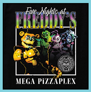 Mega Pizzaplex T Shirt - Five Nights at Freddy's