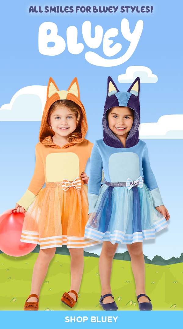  Spirit Halloween Toddler Bluey Bingo Costume - 2T : Clothing,  Shoes & Jewelry