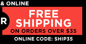 Free shipping on orders over $35 use code SHIP35