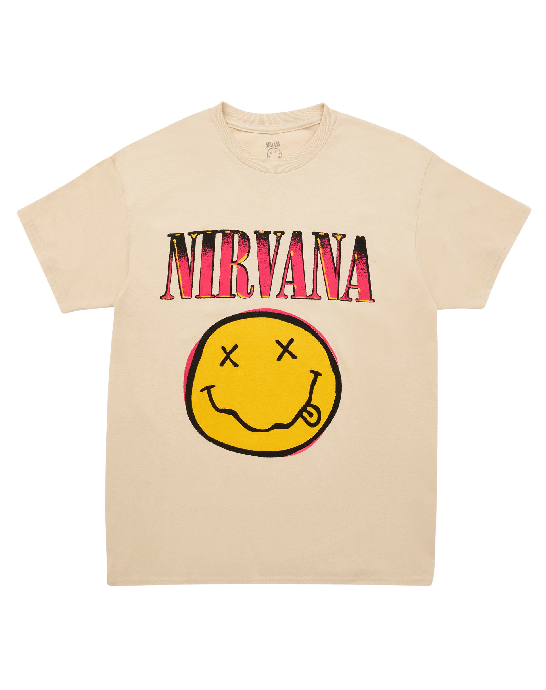 Nirvana Smiley Face T Shirt