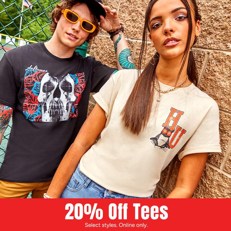 20% Off Tees