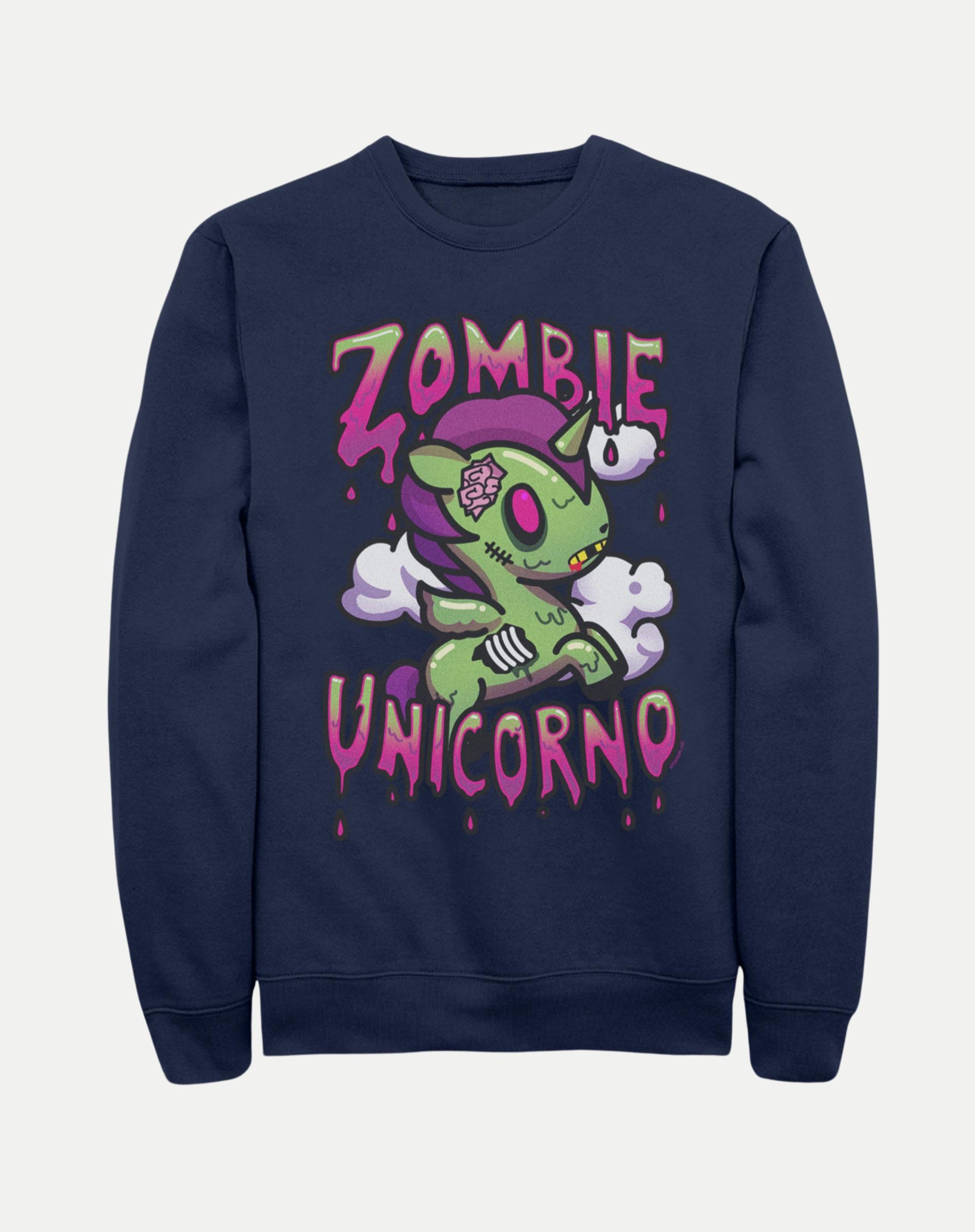 Zombie Unicorn Crewneck Sweatshirt