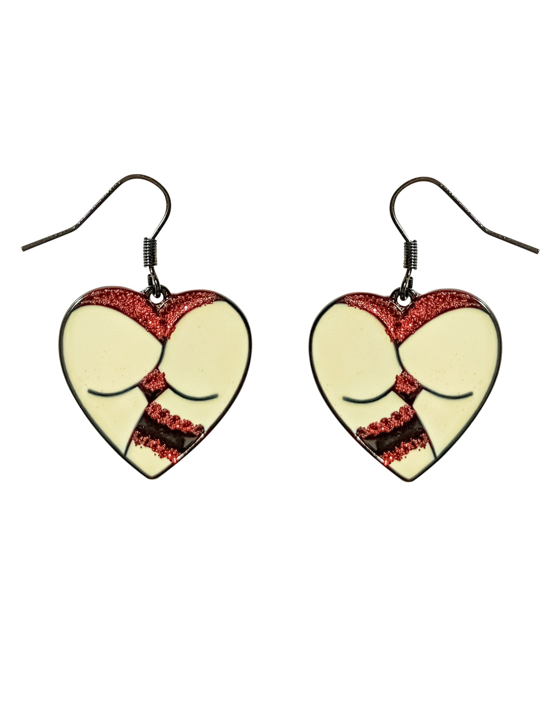 Traditional Tattoo Heart Butt Dangle Earrings