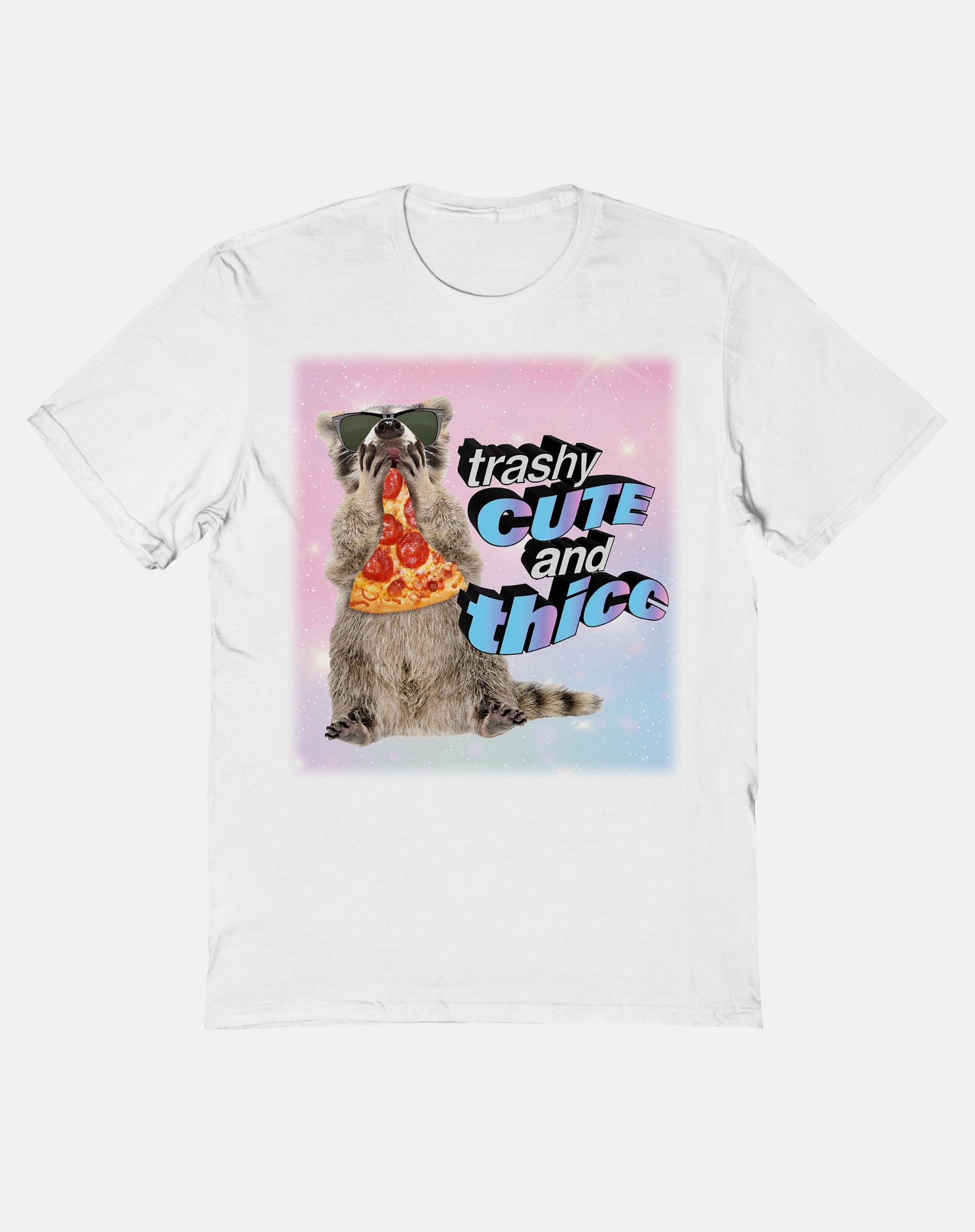 Trashy Cute and Thicc T Shirt - Teen Hearts