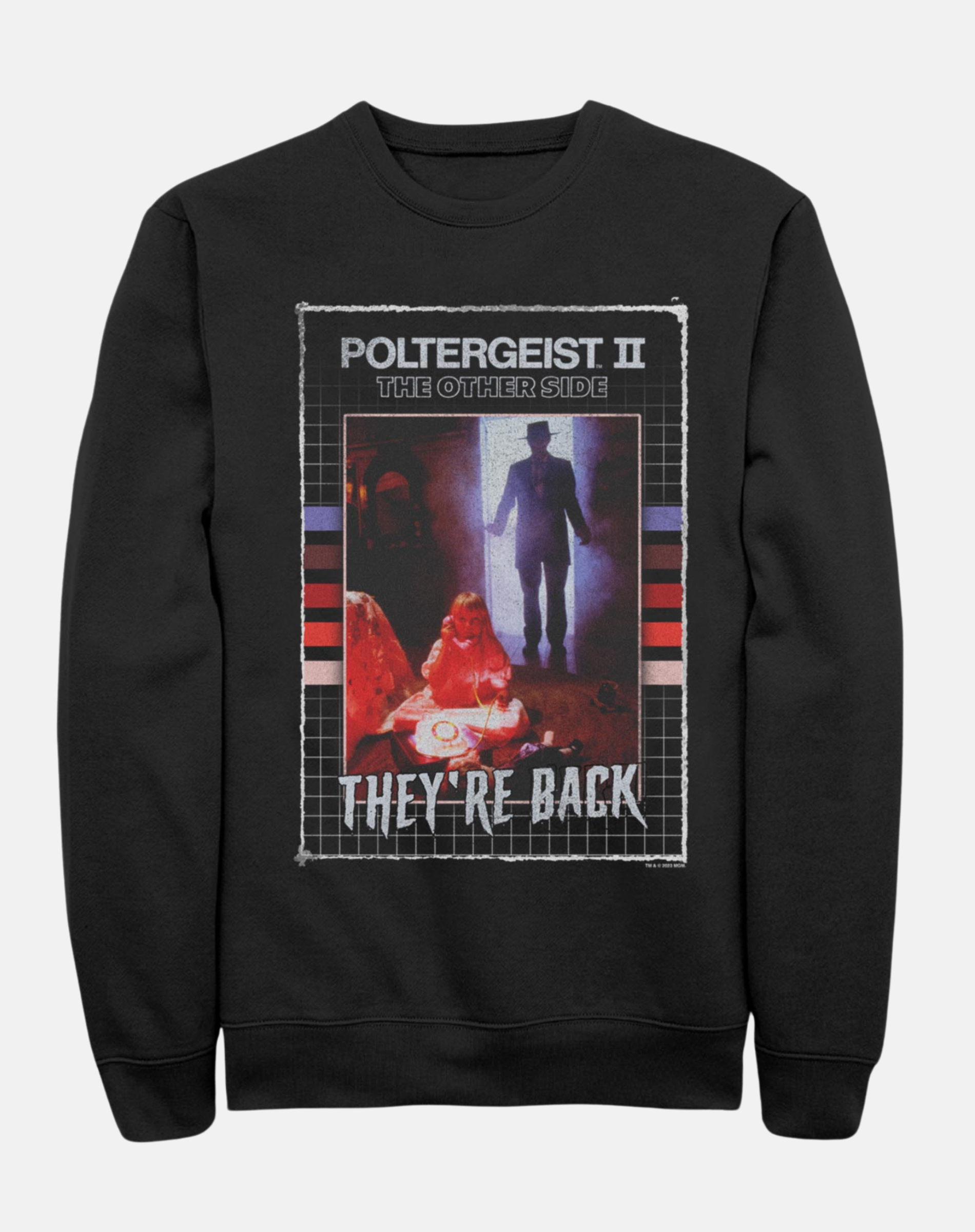 Poltergeist II VHS T Shirt Crewneck Sweatshirt