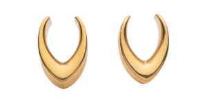 Gold-Plated Teardrop Saddle Tunnels