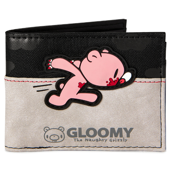 Gloomy Bear Badge Bifold Wallet - Gloomy Bear