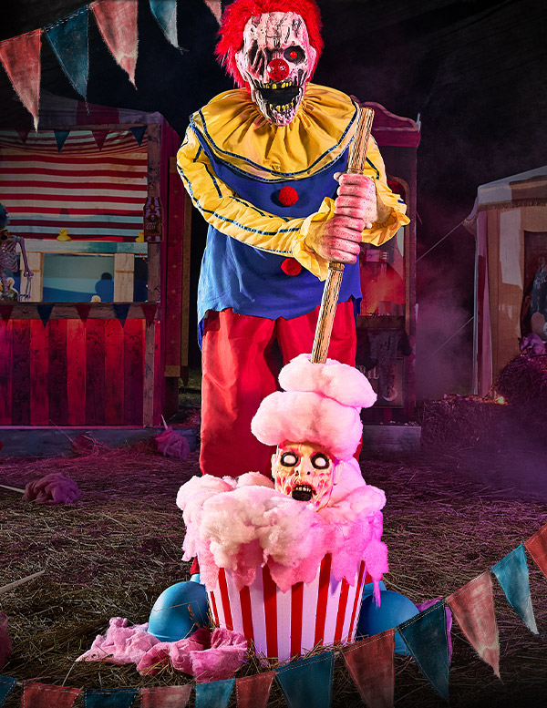 😱 Main attraction Cotton Candy Dan Spirit Halloween