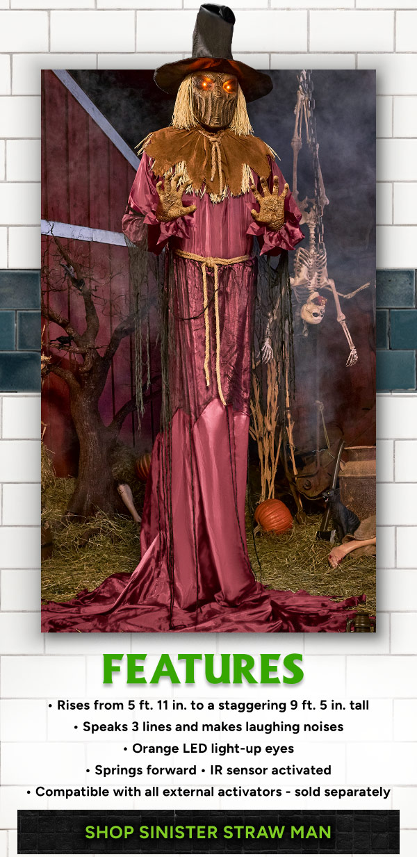 Shop Sinister Straw Man