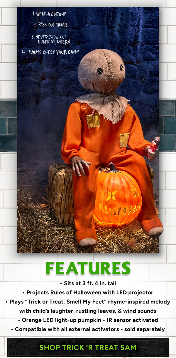 Shop Trick r Treat Sam