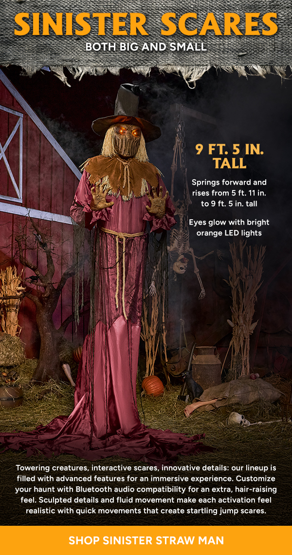 Shop Sinister Straw Man