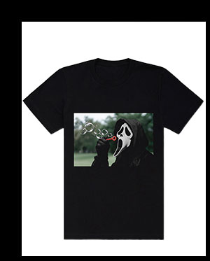 Ghost Face Bubbles T Shirt