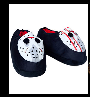 Jason Voorhees Mask Bloody Slippers - Friday the 13th