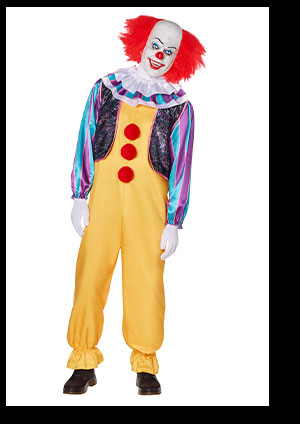 Adult Classic Pennywise Clown Costume - It