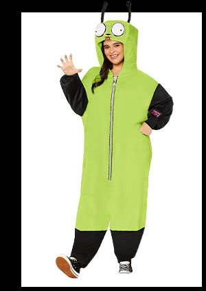 Adult GIR Jumpsuit Costume - Invader Zim