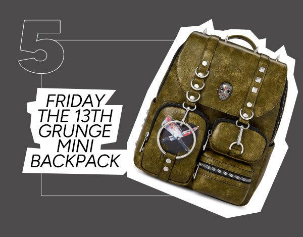 Friday the 13th Grunge Mini Backpack