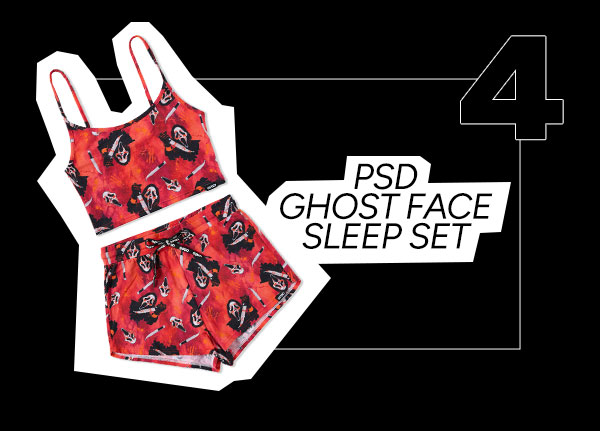 PSD Ghost Face Sleep Set