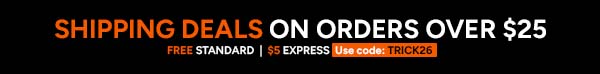 Free shipping on orders over $25