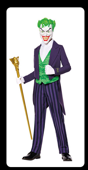 Kids Joker Costume with Mask - DC Super Villains