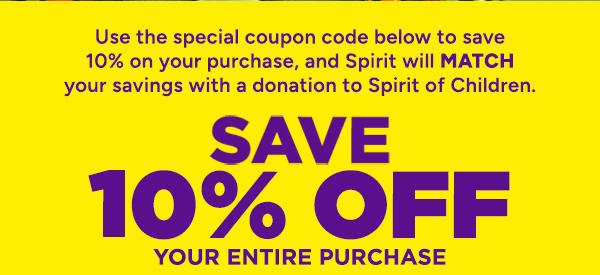 Spirit of Children save 10% Off