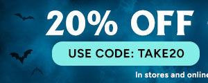 20% Off 1 with code: TAKE20