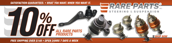 Save 10% on All Rare Parts Products