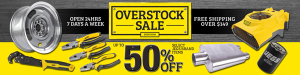 JEGS Overstock Sale - Save Up to 50% Off Select JEGS Brand Items
