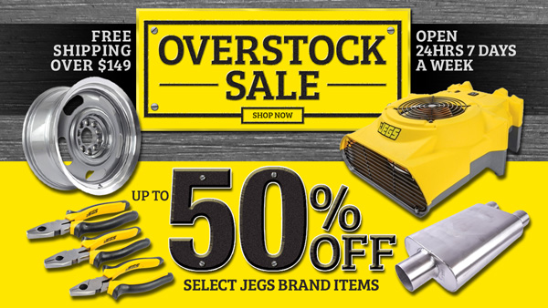JEGS Overstock Sale - Save Up to 50% Off Select JEGS Brand Items
