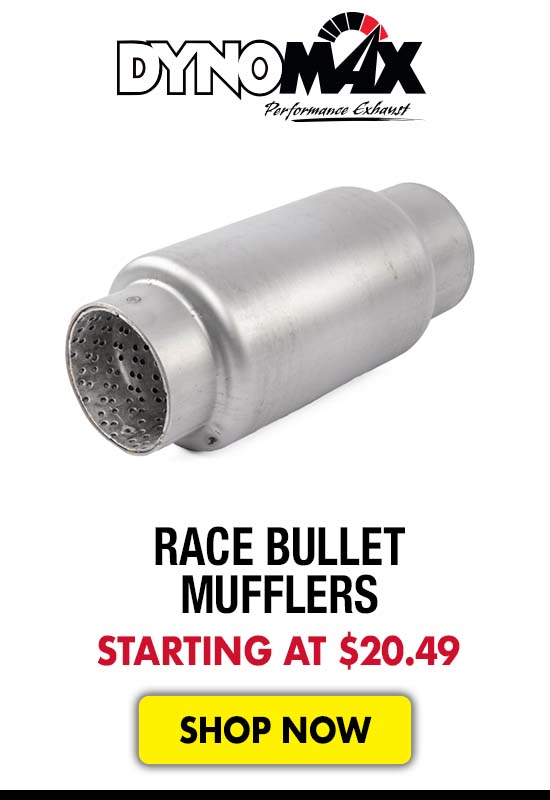 Dynomax Race Bullet Mufflers - Starting at $20.49
