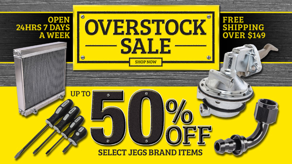 JEGS Overstock Sale - Save Up to 50% Off Select JEGS Brand Items