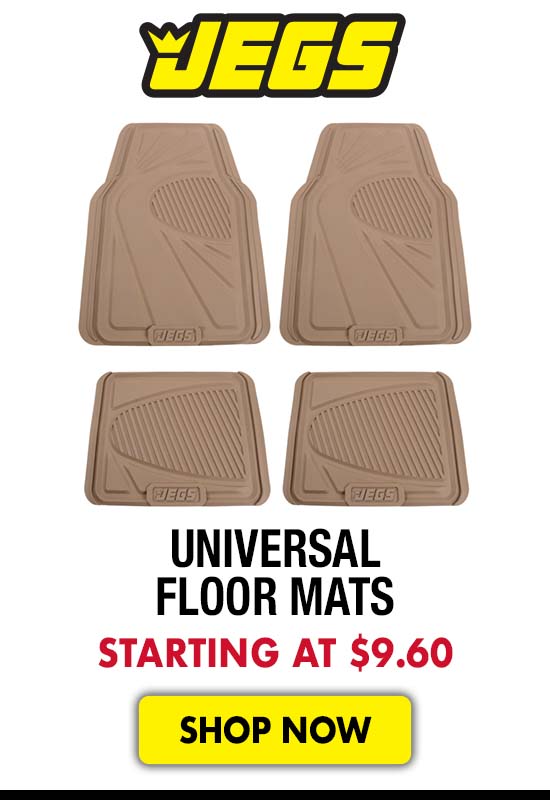 JEGS Universal Floor Mats - Starting at $9.60