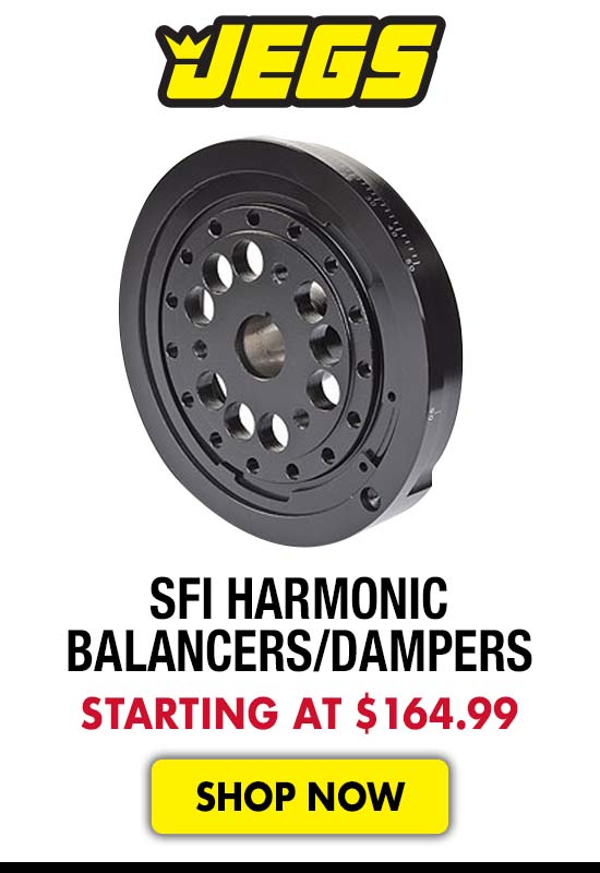 JEGS SFI Harmonic Balancers/Dampers - Starting at $164.99