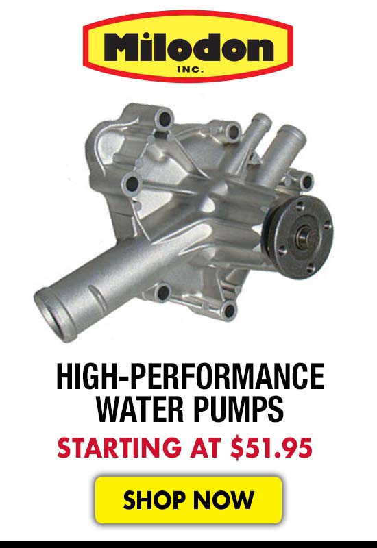 Milodon High-Performance Water Pumps - Starting at $51.95