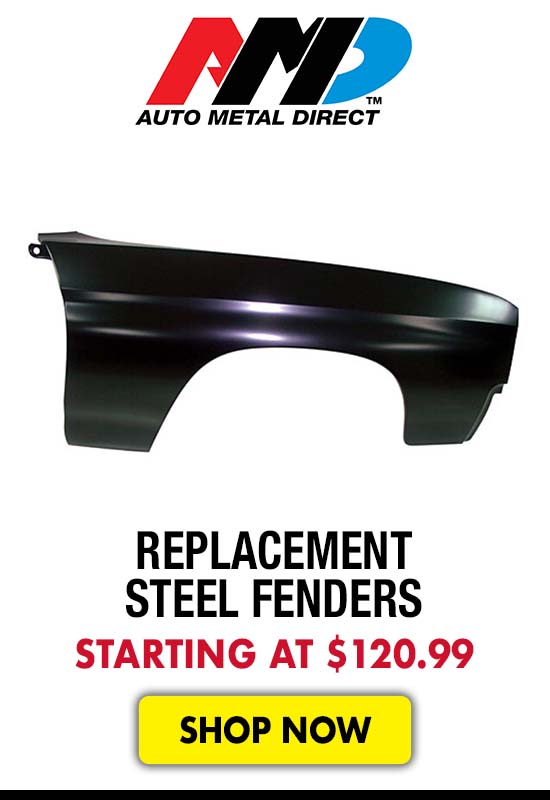Auto Metal Direct Replacement Steel Fenders - Starting at $120.99