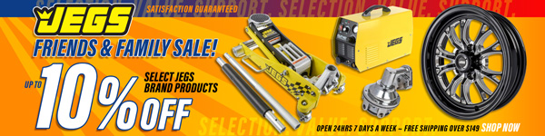 JEGS Friends & Family Sale - Up to 50% off Select JEGS Brand Products
