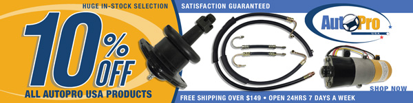 Save 10% on ALL Auto Pro USA Products