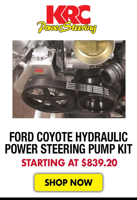 KRC Ford Coyote Hydraulic Power Steering Pump Kit - Starting at $839.20
