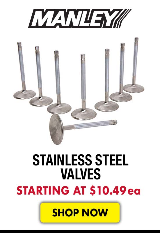 Manley Stainless Steel Valves - Starting at $10.49 ea.
