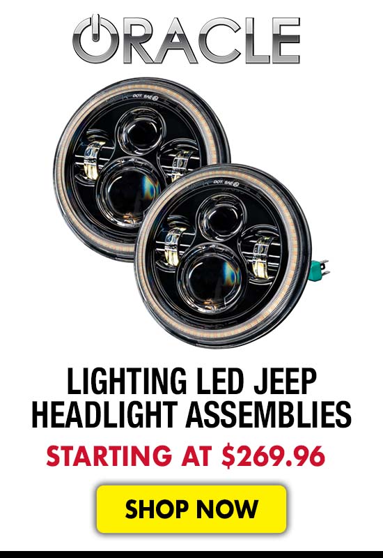 Oracle Lighting LED Jeep Headlight Assemblies - Starting at $269.96
