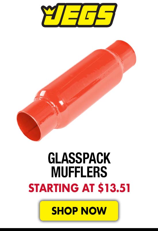 JEGS Glasspack Mufflers - Starting at $13.51
