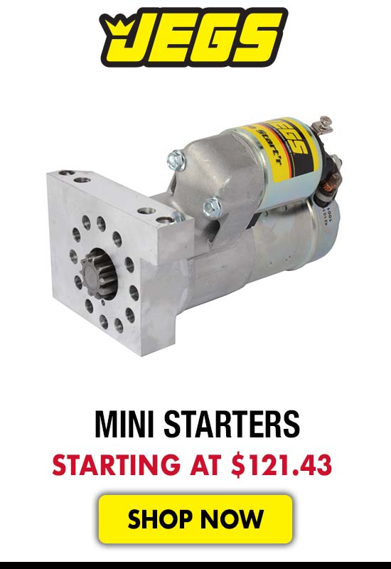 JEGS Mini Starters - Starting at $121.43