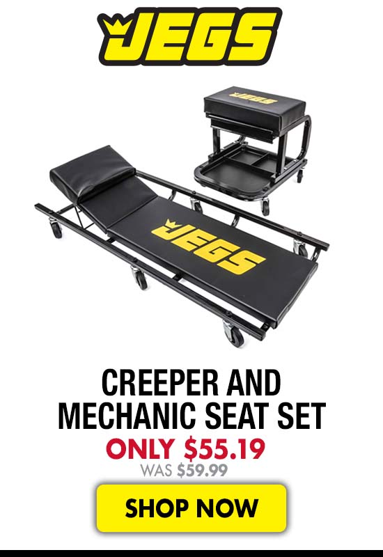JEGS Creeper and Mechanic Seat Set - Now $55.19 Was $59.99