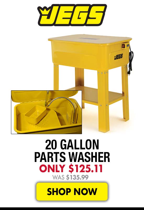 JEGS 20 Gallon Parts Washer - Now $125.11 Was $135.99