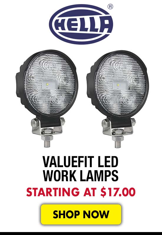 Hella ValueFit LED Work Lamps - Starting at $17.00