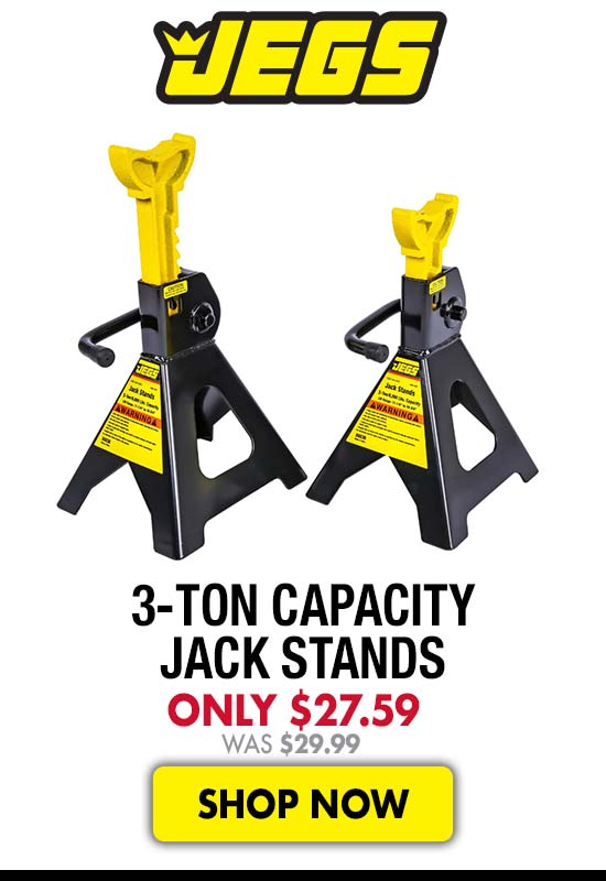JEGS 3-Ton Capacity Jack Stands - Only $27.59 Was $29.99
