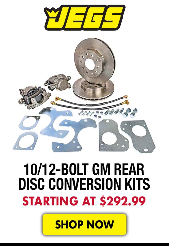 JEGS 10/12-Bolt GM Rear Disc Conversion Kits - Starting at $292.55