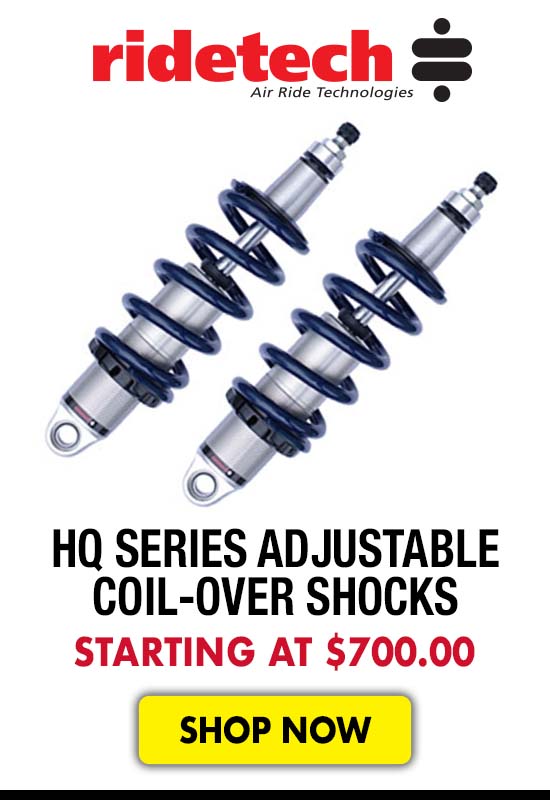 Ridetech HQ Series Single Adjustable Coil-Over Shocks - Starting at $700.00
