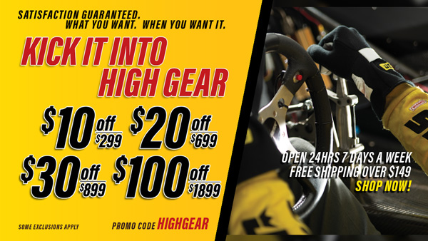 Save $10 Off $299, $20 Off $699, $30 Off $899, $100 Off $1,899 Orders - Promo Code: HIGHGEAR