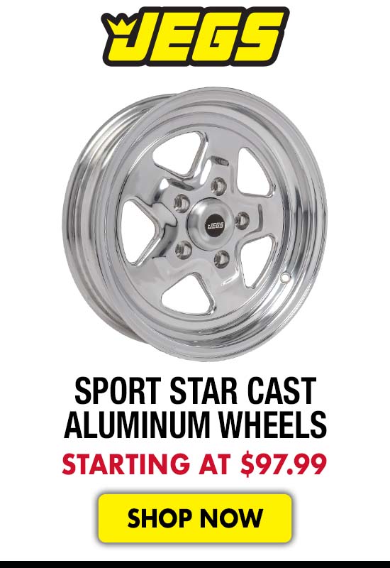 JEGS Sport Star Cast Aluminum Wheels - Starting at $105.99