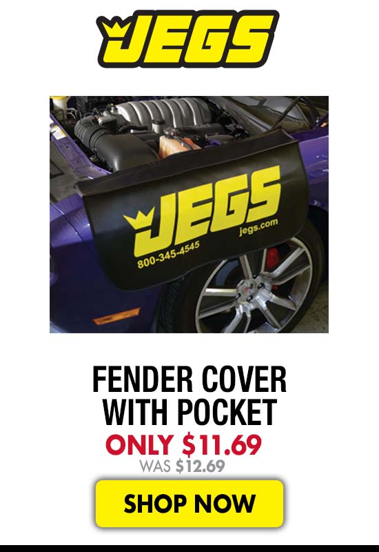 JEGS Fender Cover with Pocket - Now $11.69 Was $12.69